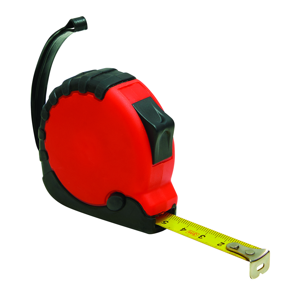 ELEMENTAL I - 3-mtr rolbandmaat - rood, zwart