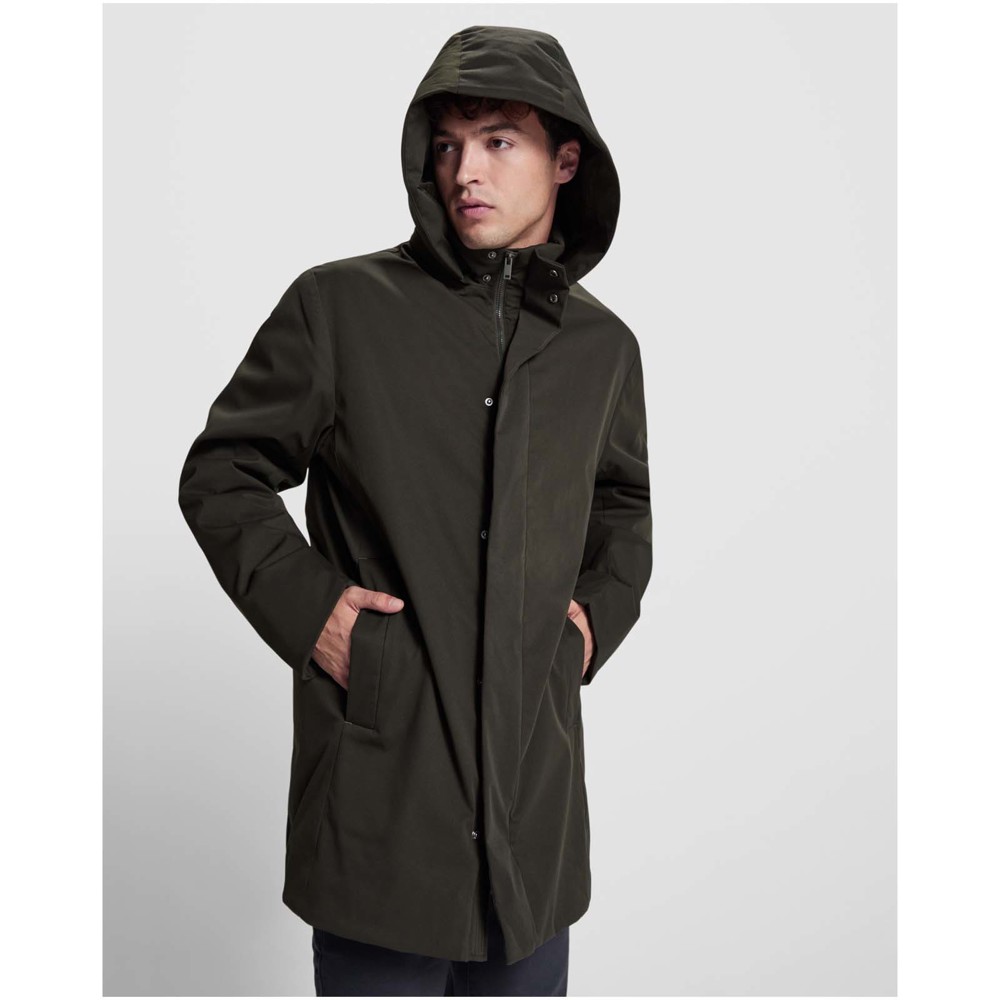 Dome unisex parka met gewatteerde kraag