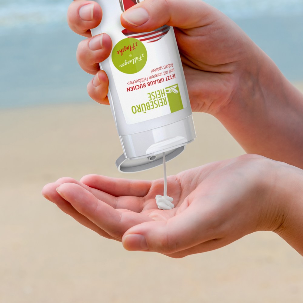DuoPack: Zonnemelk Gevoelige Huid SPF 50 + handreinigingsgel (2x50 ml)