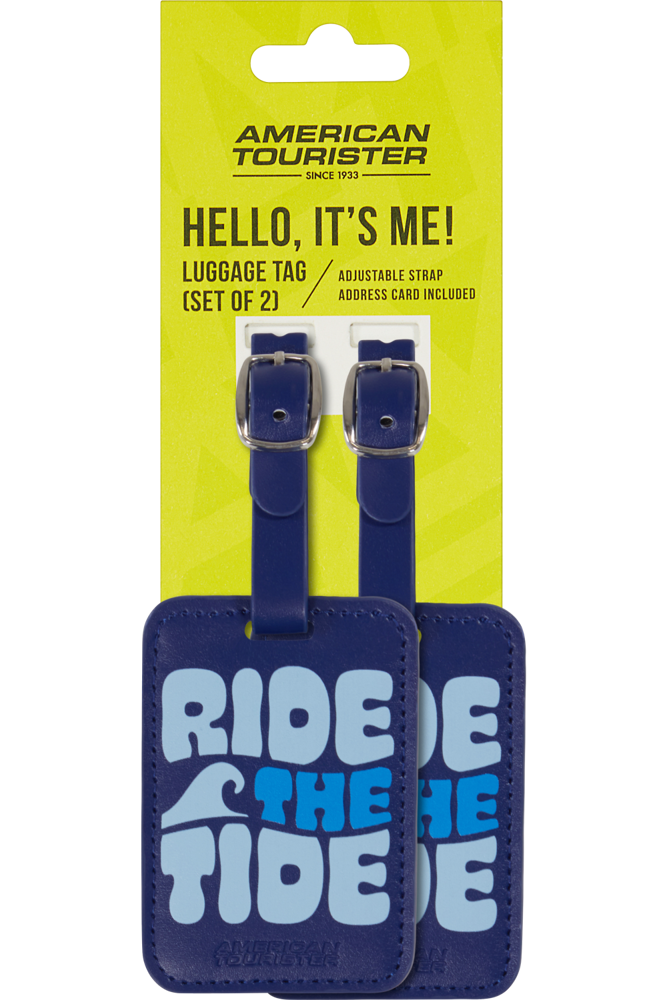 American Tourister Ta Luggage Tag X2 Print