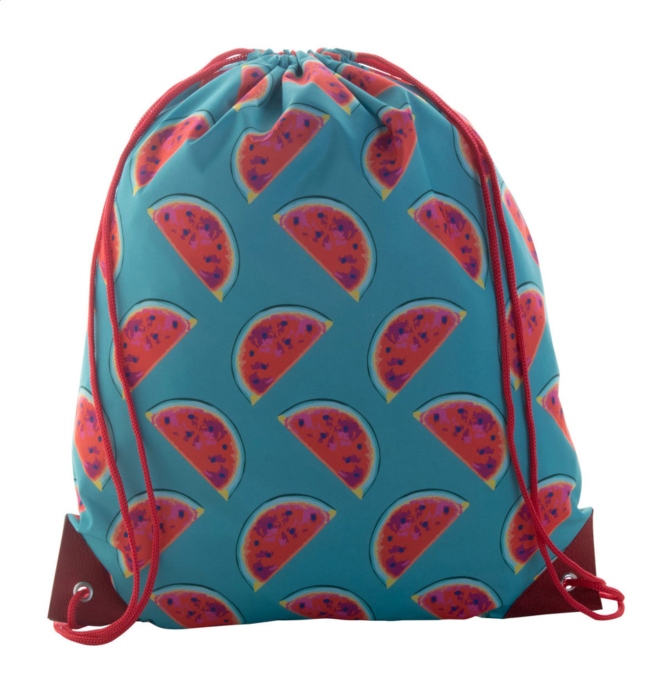CreaDraw Plus - custom made tas met trekkoordsluiting - Rood/Wit