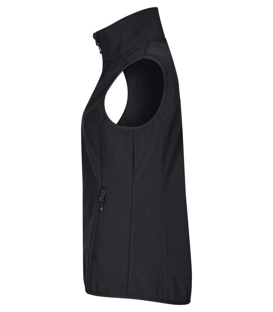 Clique - Classic Softshell Vest Women Zwart S
