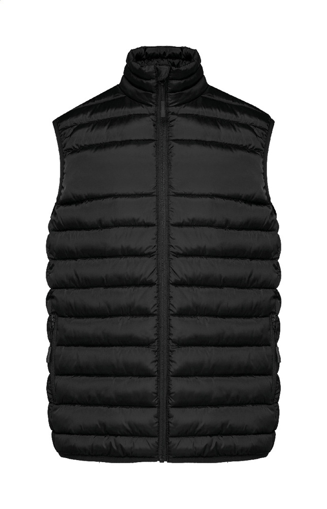 KA6172 - gewatteerd bodywarmer vest - Zwart