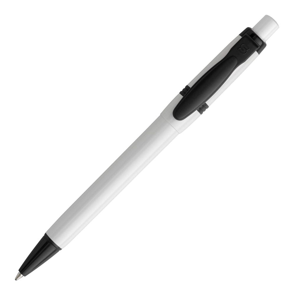 Balpen Olly hardcolour - wit / zwart