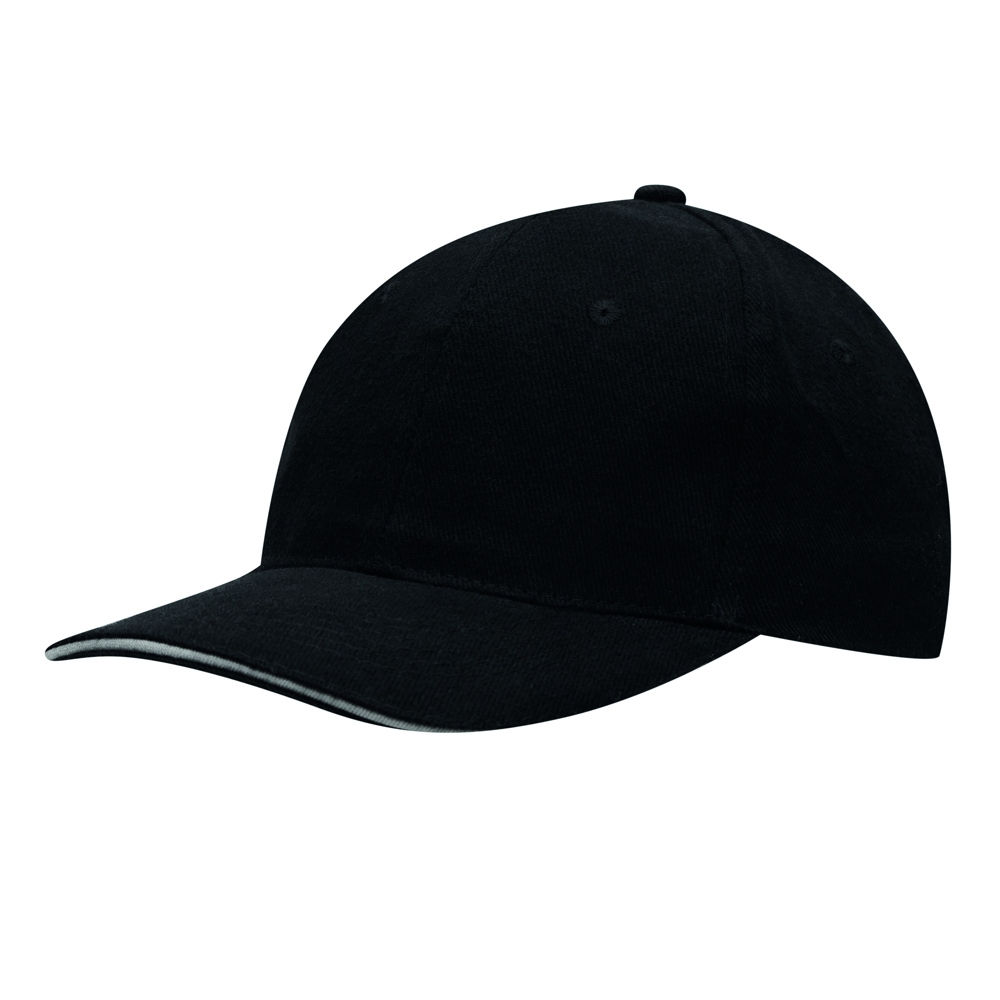 LIBERTY - 6 panel baseball cap - Zwart