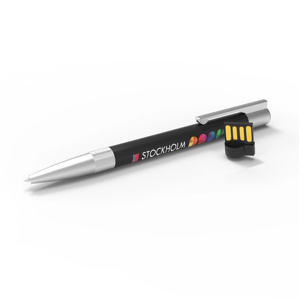 USB Pen Stockholm- Zwart- 128GB 2.0