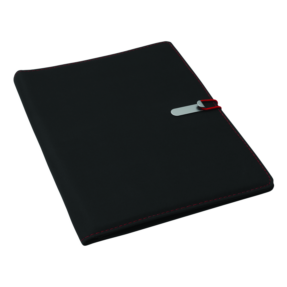 SESSION - A4-schrijfmap - rood, zwart