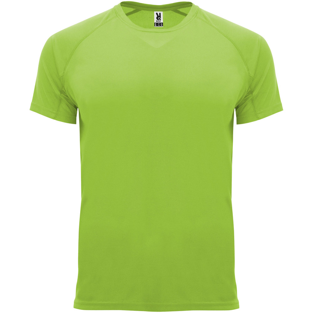 Bahrain 135 g/m² sportshirt met korte mouwen voor kinderen - Lime