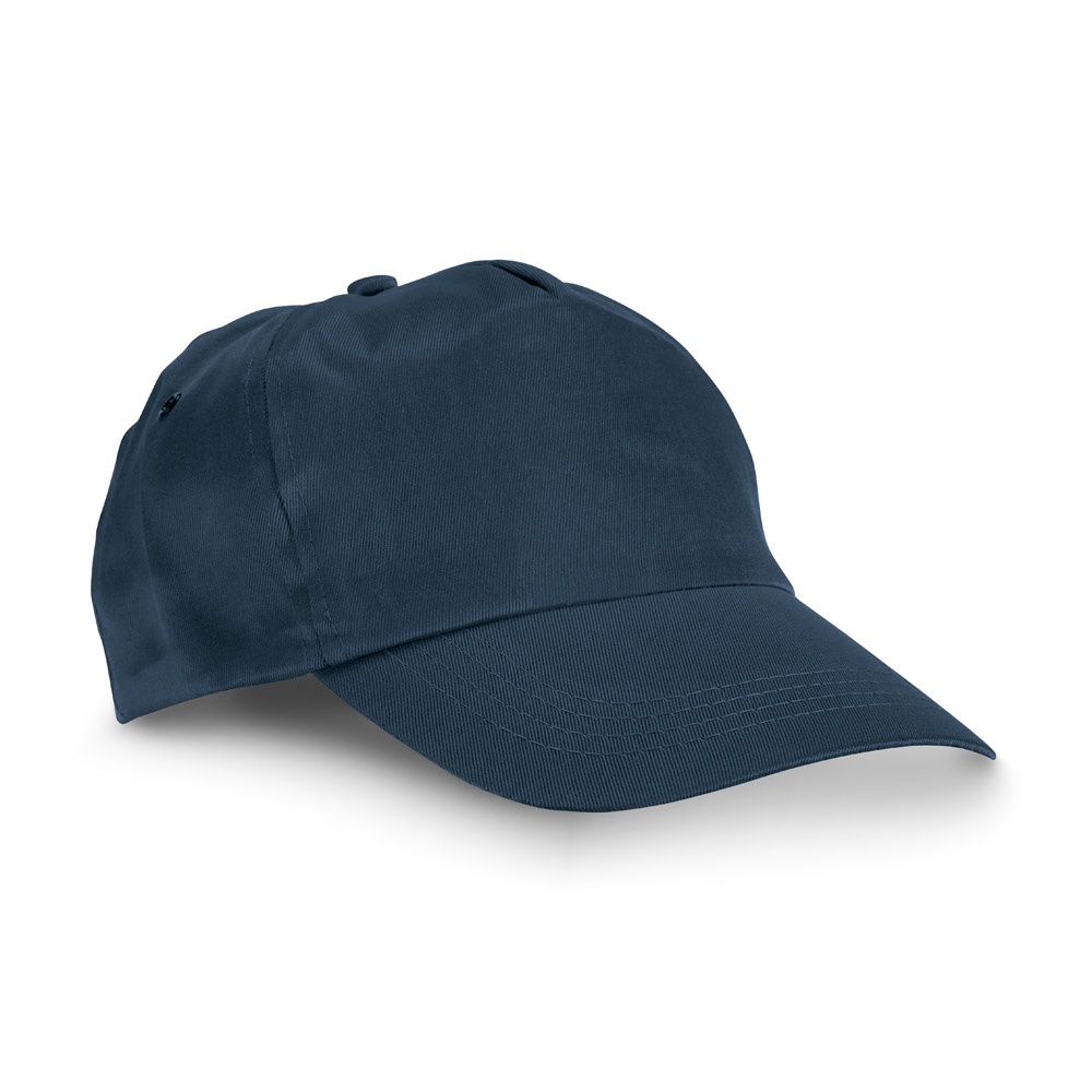 CAMPBEL. Polyester cap - Marineblauw