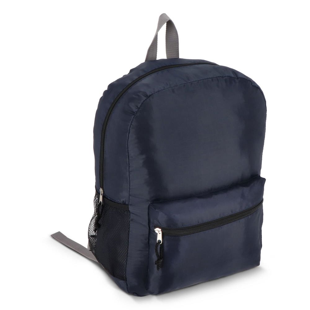 190T gerecycled PET lichtgewicht rugzak 30.5 x 12.7 x 42 cm 16 L - donkerblauw