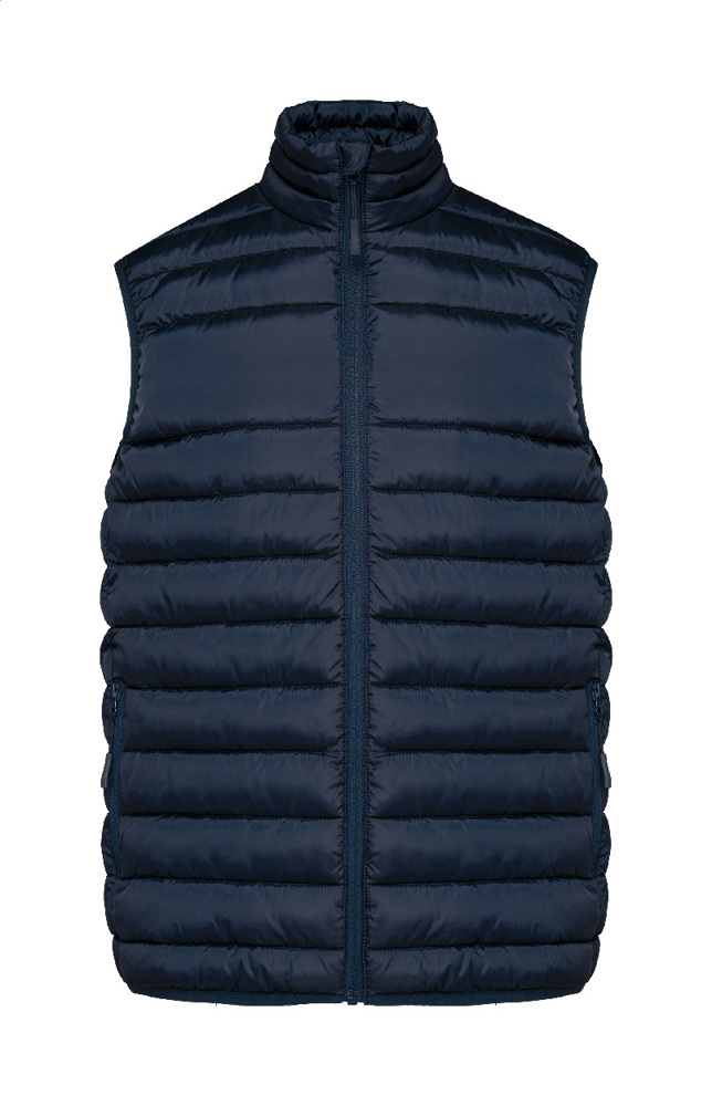 KA6172 - gewatteerd bodywarmer vest - Donker blauw