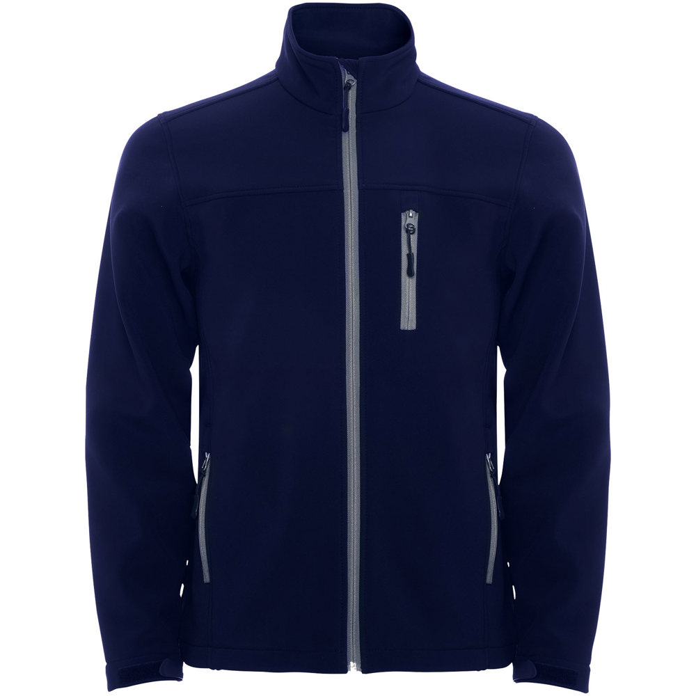 Antartida softshell kinderjack - marineblauw