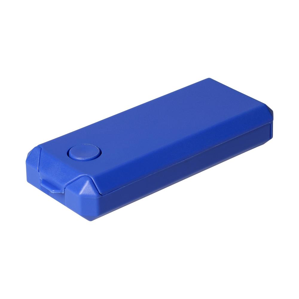Pleisterdoos "Stripe" - standaard blauw PP