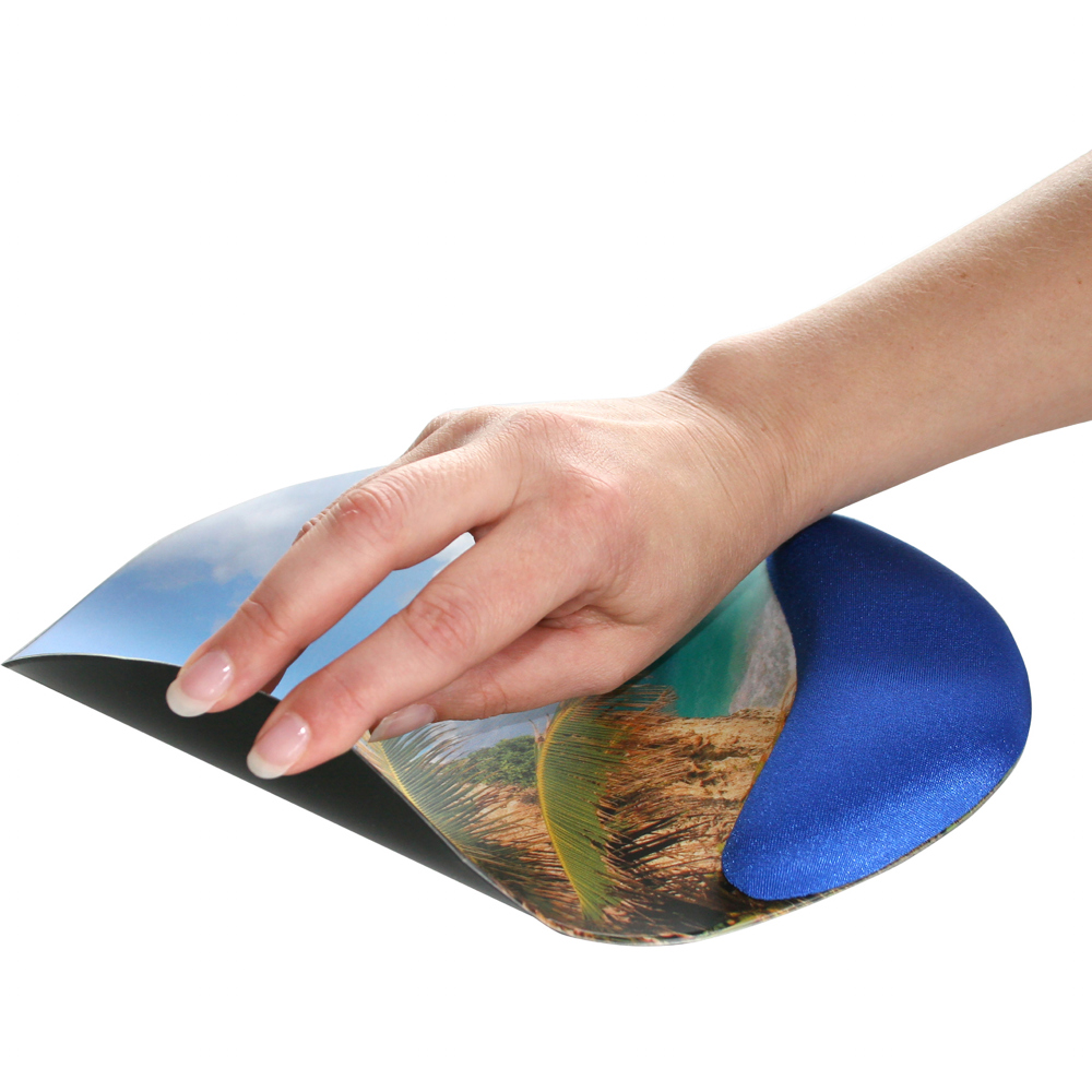 ERGO-pad traagschuim Quadro OPTI-top, HB Blauw - Zwarte onderkant