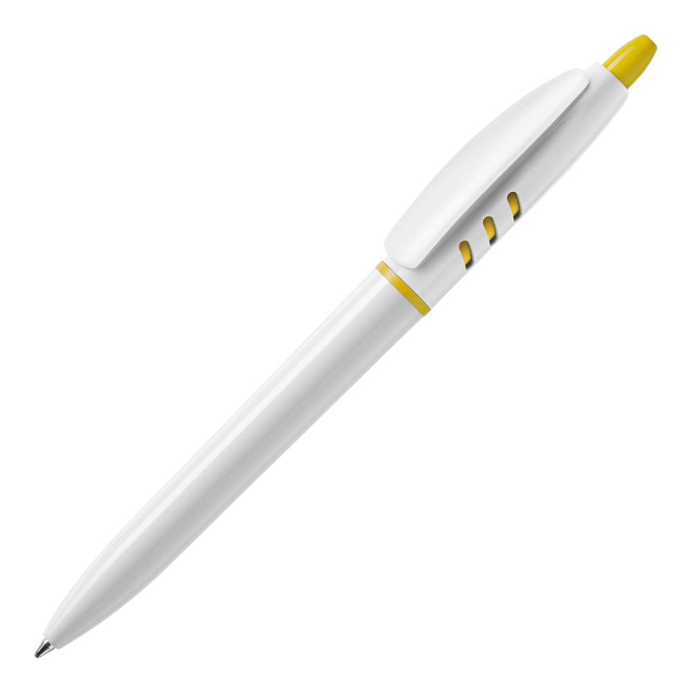 Balpen S30 hardcolour - Wit / Geel