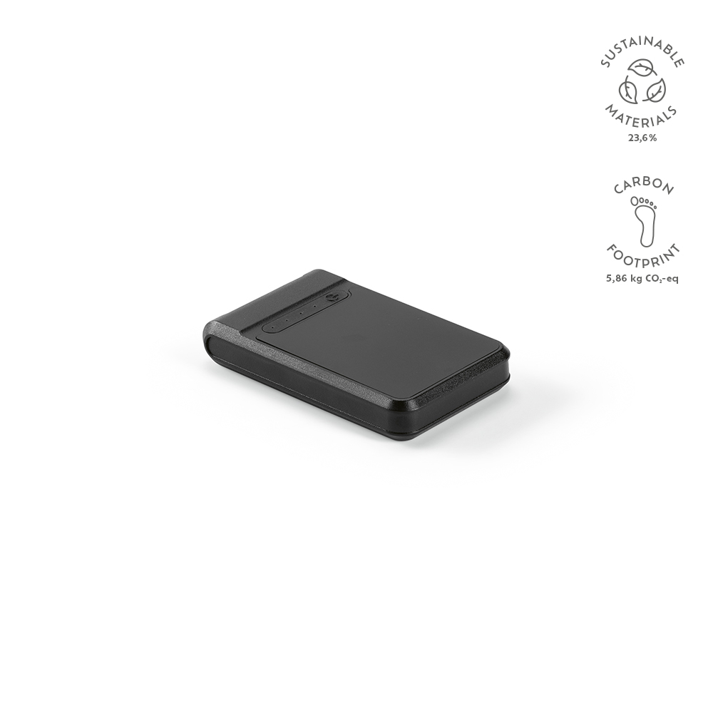 Ampx Powerbank Batterij rABS 6 000 mAh - Zwart