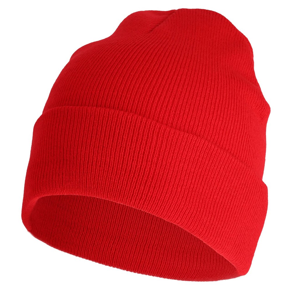 Gebreide muts - Rood (PMS 199c) / Rood