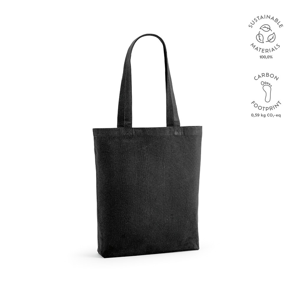 Annapurna boodschappentas Gerecycled Katoen 180 gsm - Zwart