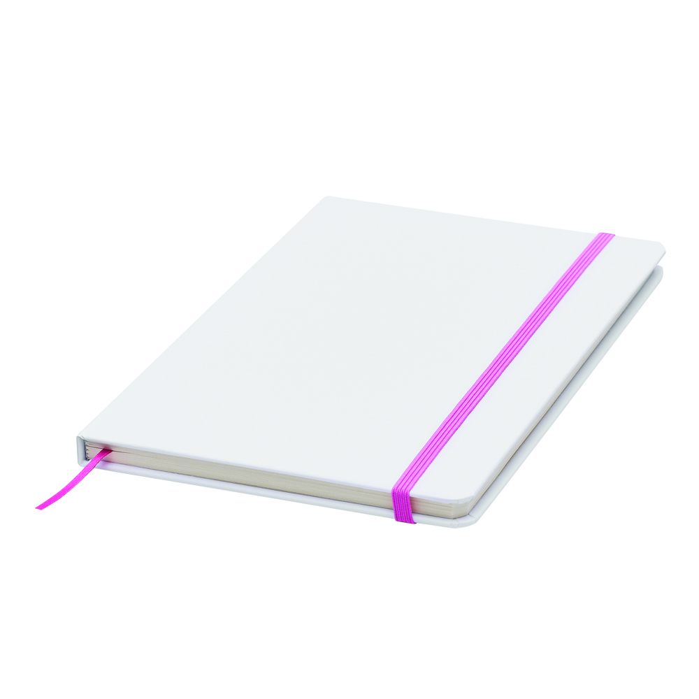 AUTHOR A5 - A5-notitieboekje AUTHOR - roze, wit