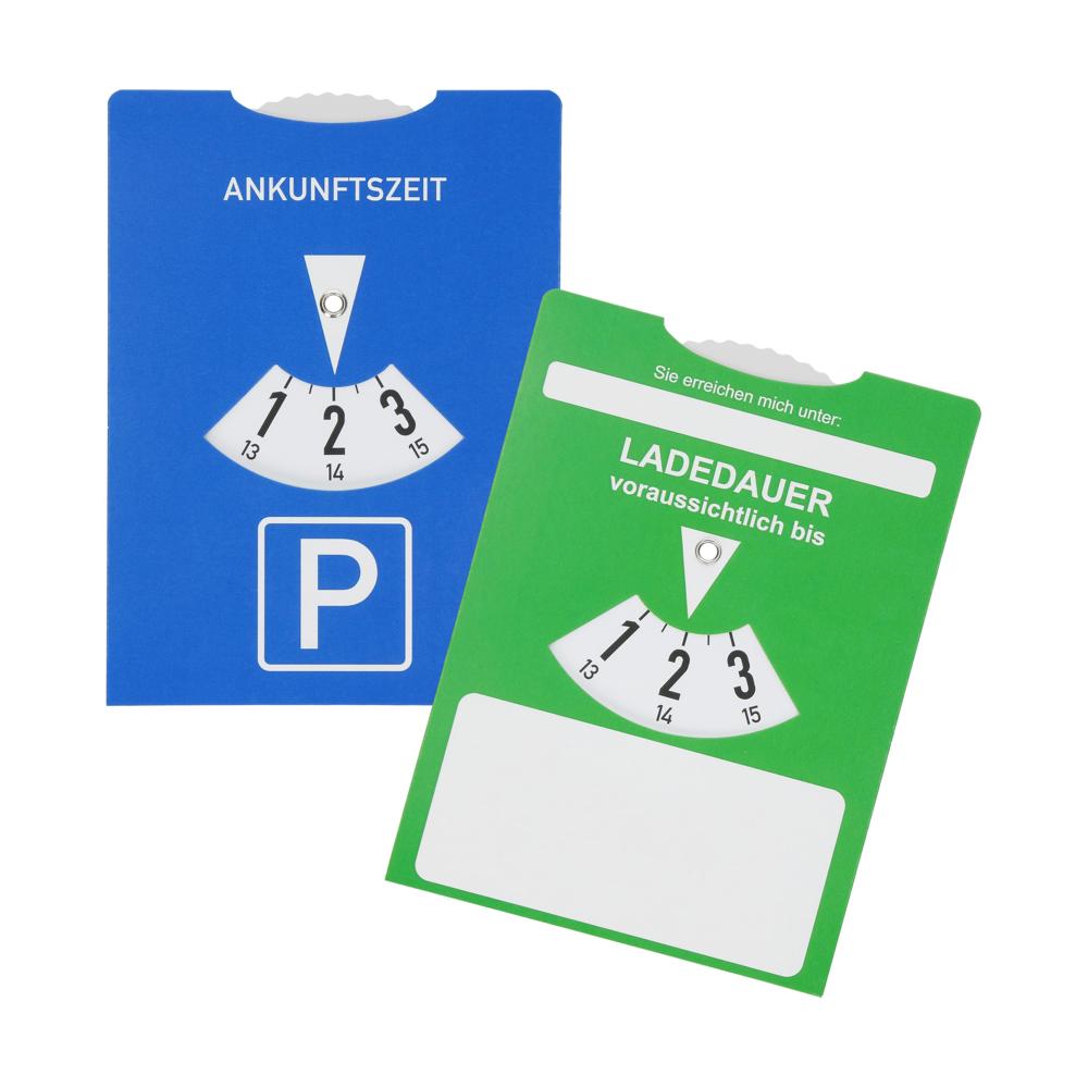 Papp-parkeerschijf "E-Mobiliteit"