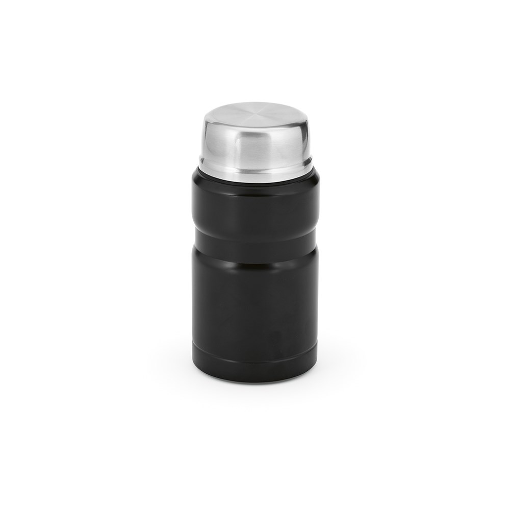 Dali 800 maaltijdfles gerecycled roestvrij staal 810 ml - Zwart