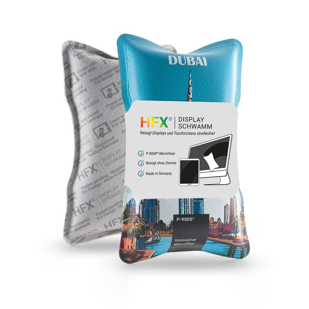 HFX® displayspons color met standaard papieren banderol, all-inclusive-pakket