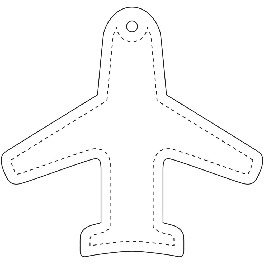 RFX™ H-09 vlakke reflecterende pvc hanger