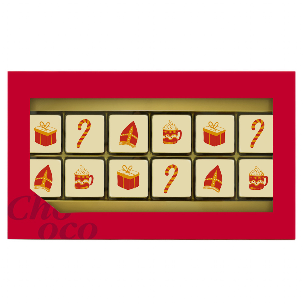 ChocoGiftbox 12 Sinterklaas Seizoen (132 gram)