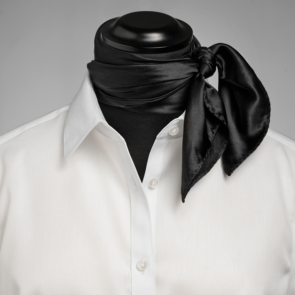Solid Scarf With Giftbox Sjaal Dames - Zwart