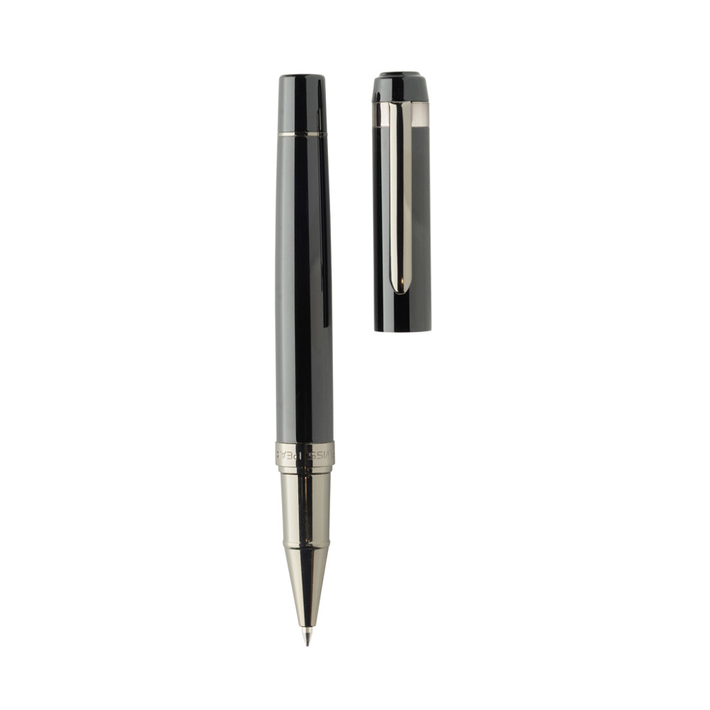 Swiss peak OSLO recycled stainless steel deluxe pen set