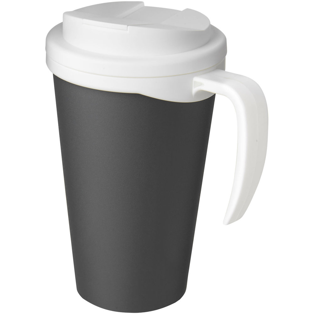Americano® Grande 350 ml geïsoleerde beker - grijs, wit