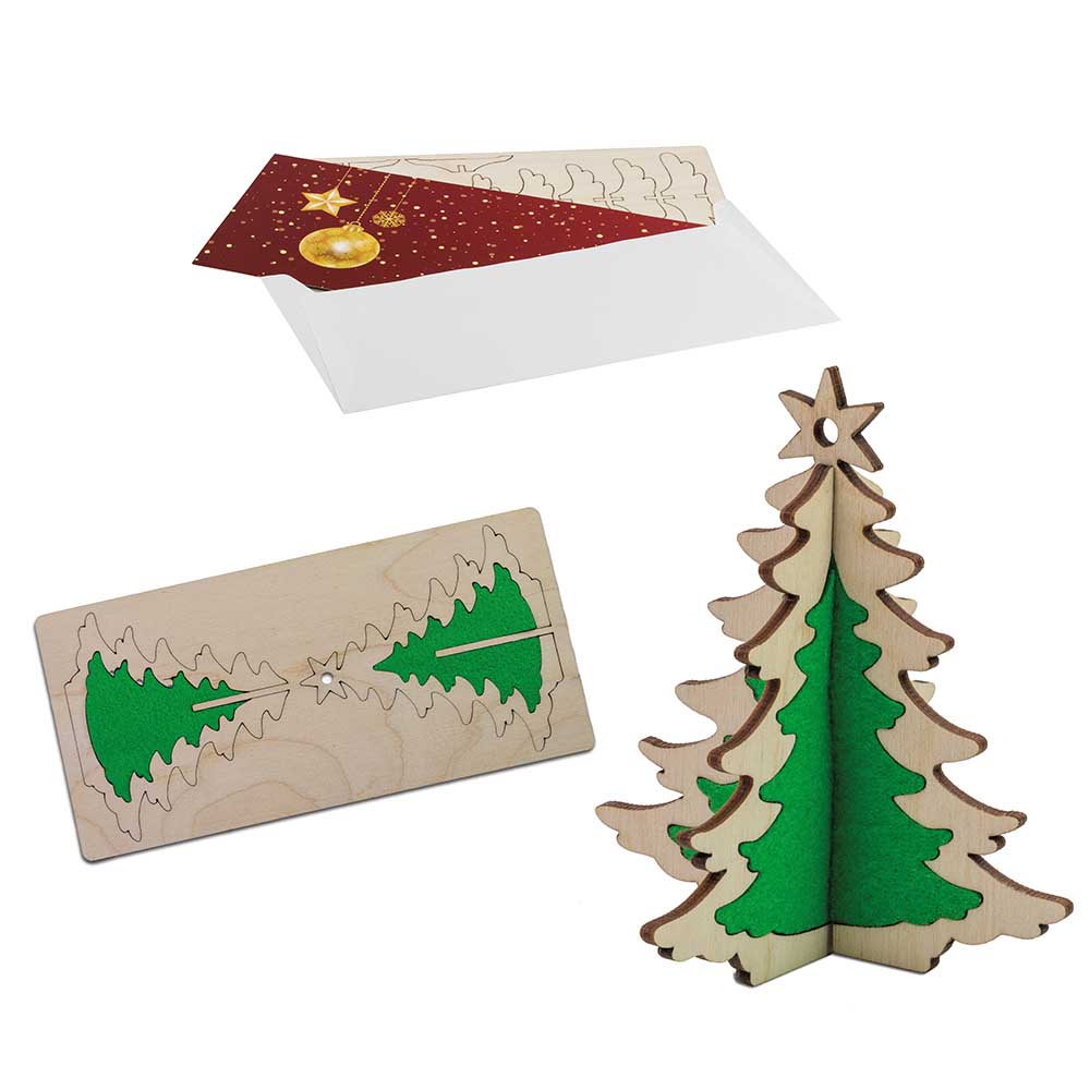 3D houten puzzle kaart - individueel