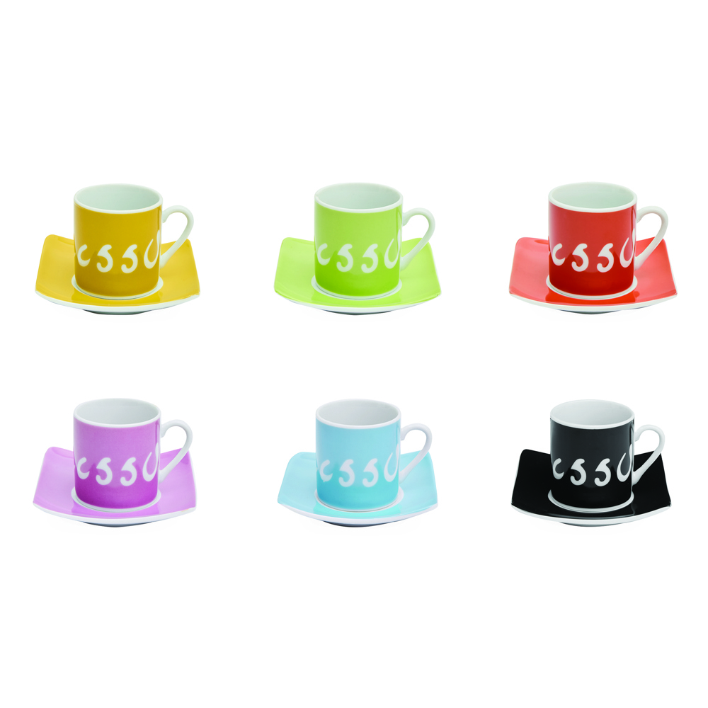 6-delig espresso set LA DOLCE VITA