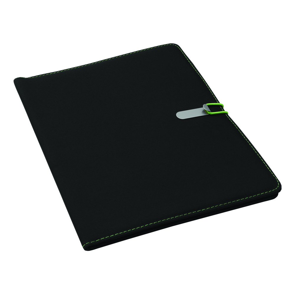 SESSION - A4-schrijfmap - groen, zwart