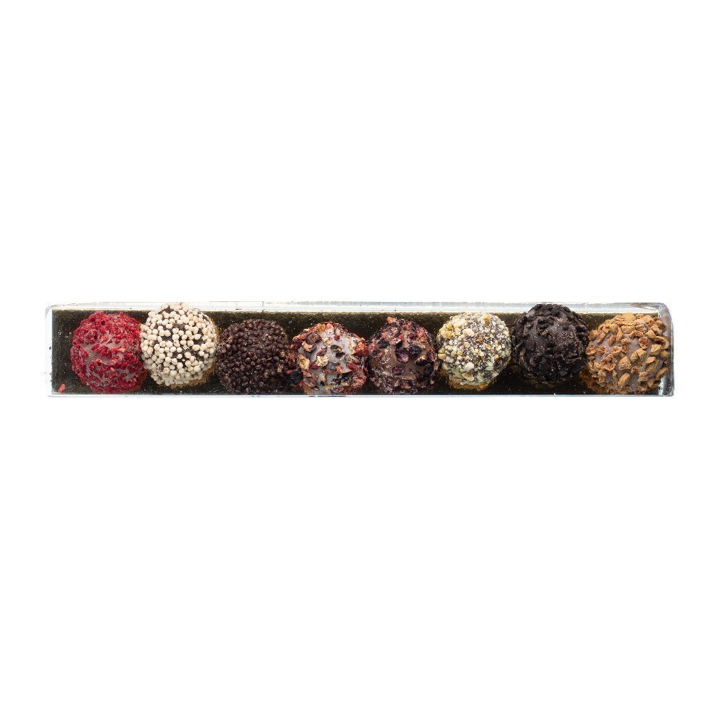 Giftbox | Rombeau Wine & Chocolate | 3 x 100 ML | 2 x 16 truffels | Glas