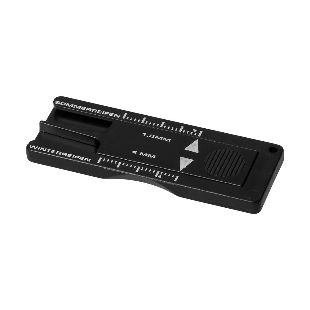 Autosleutelhanger "Bandenprofieldieptemeter" - Zwart