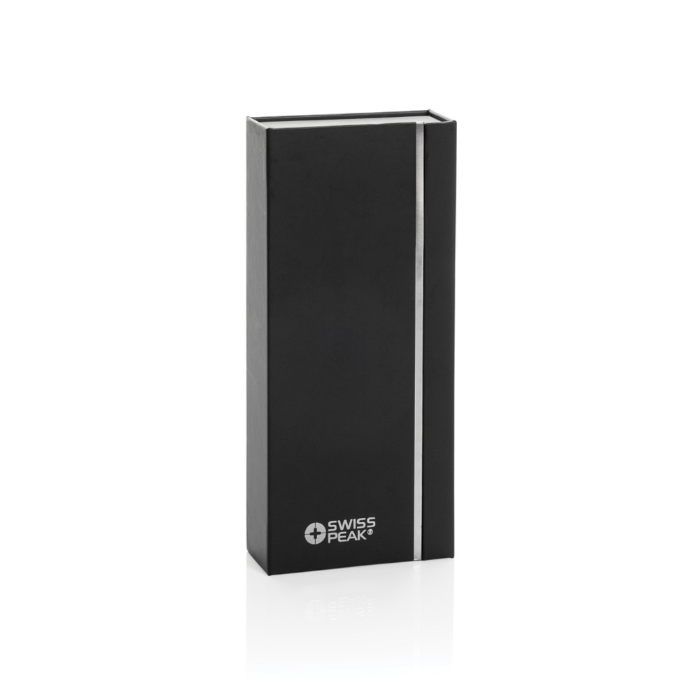 Swiss peak OSLO recycled stainless steel deluxe pen set