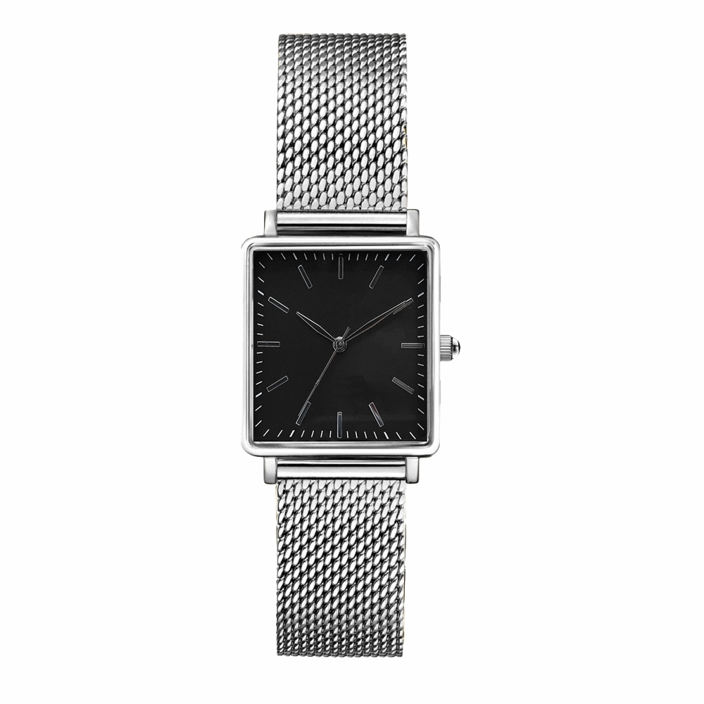 Horloge HR Fine - Zilver Zwart