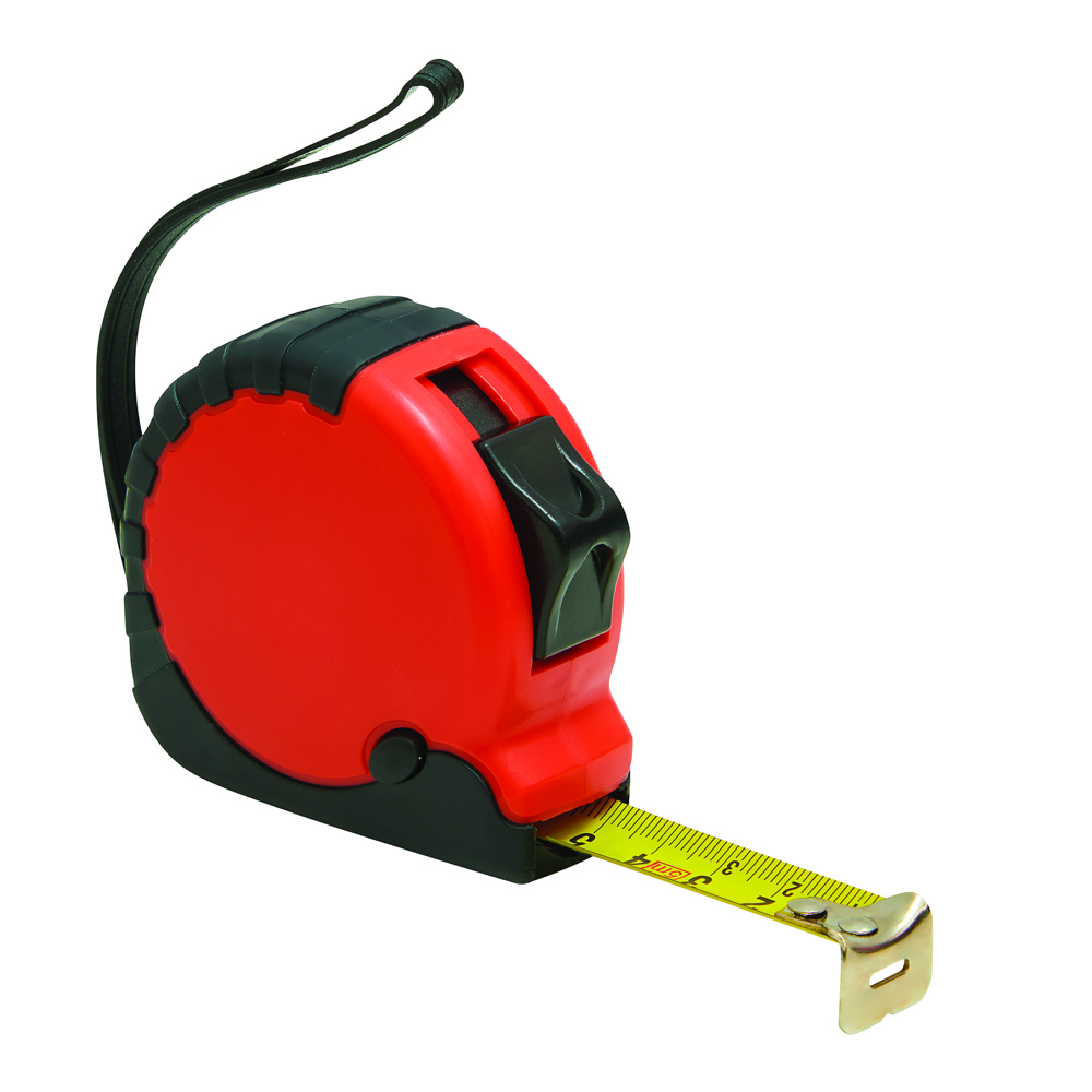 ELEMENTAL II - 5-mtr rolbandmaat - rood, zwart