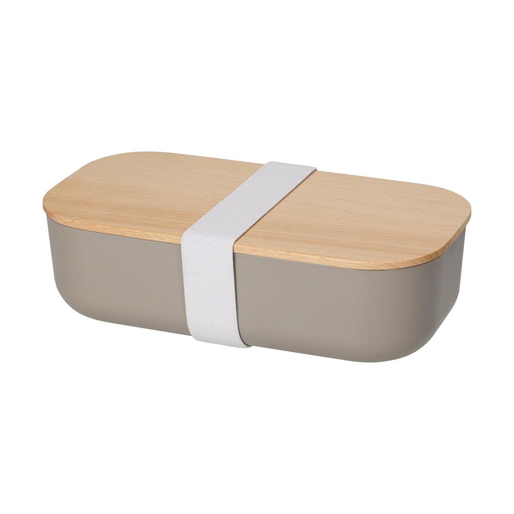 Bio-voorraadbox "Beech" - hazelnoot/natuur/wit