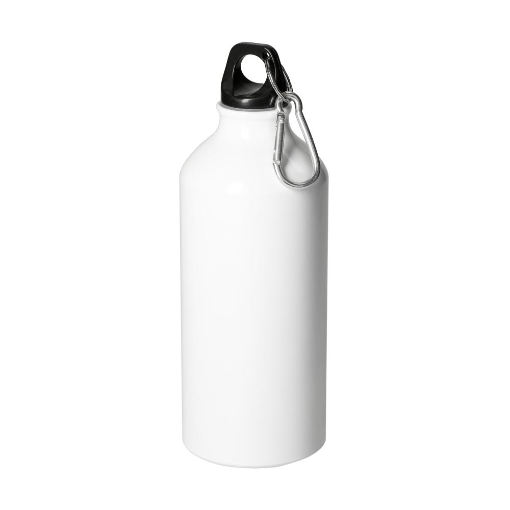 Aluminiumfles "Sporty" 0,6 l - Wit