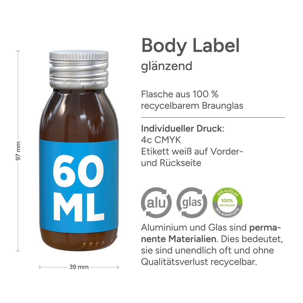 60 ml Vitamin-Schot "Oranje-Gember"