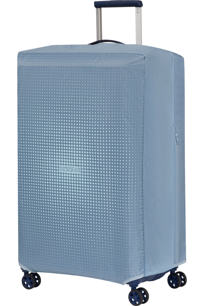 American Tourister Ta Foldable Luggage Cover L - Stone Blue/Blue