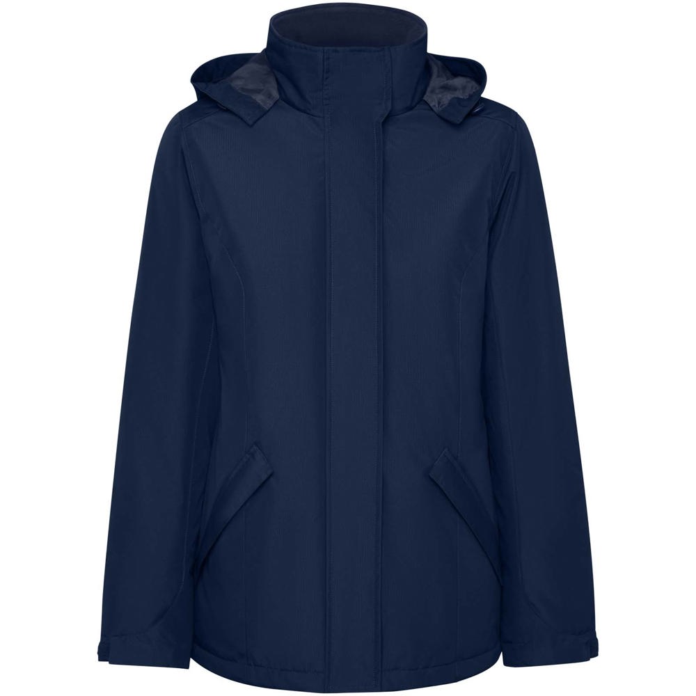 America gewatteerde parkajack voor dames - marineblauw