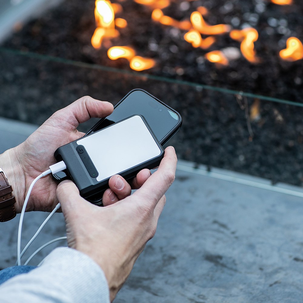 Ampx Powerbank Batterij rABS 6 000 mAh - Zwart