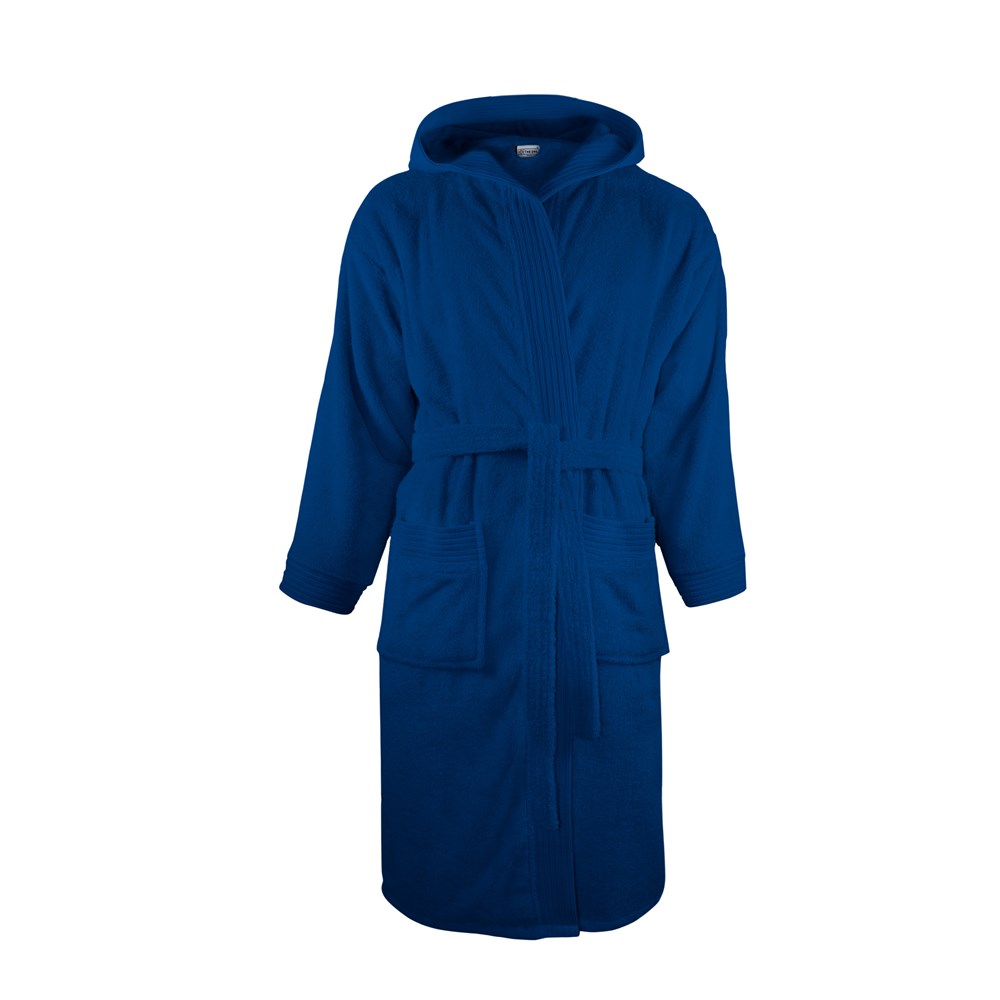 Bathrobe Hooded - marineblauw