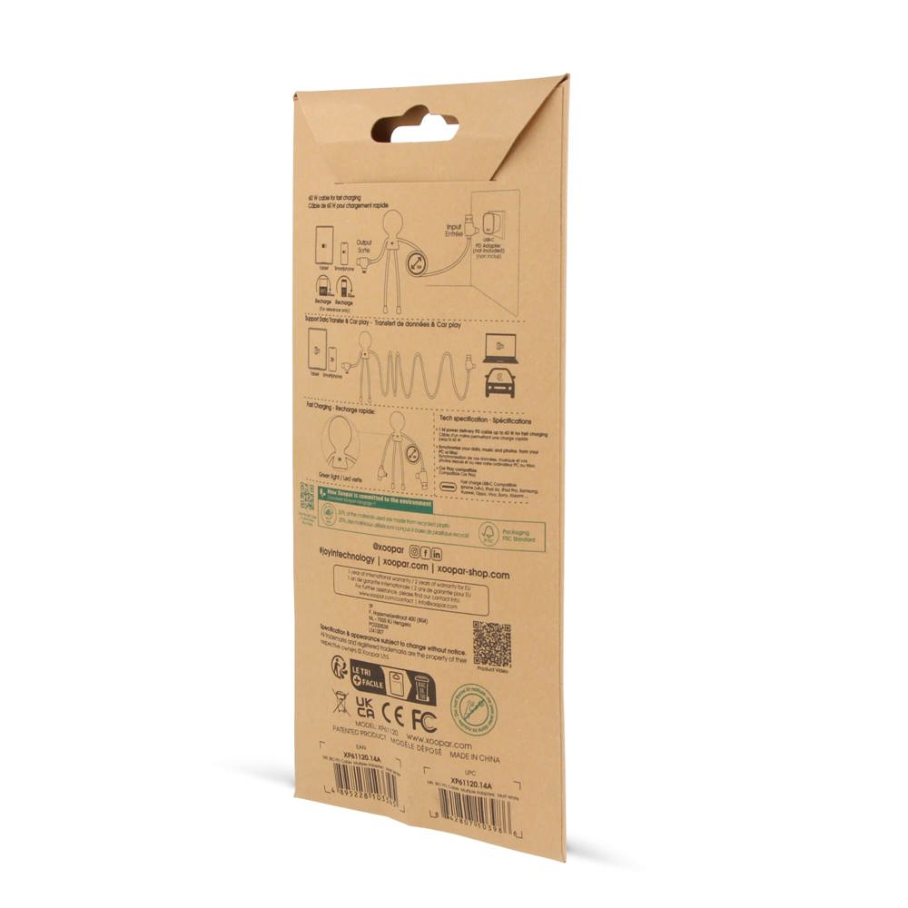 2089 | Xoopar Mr. Bio Long Power Delivery Oplaadkabel