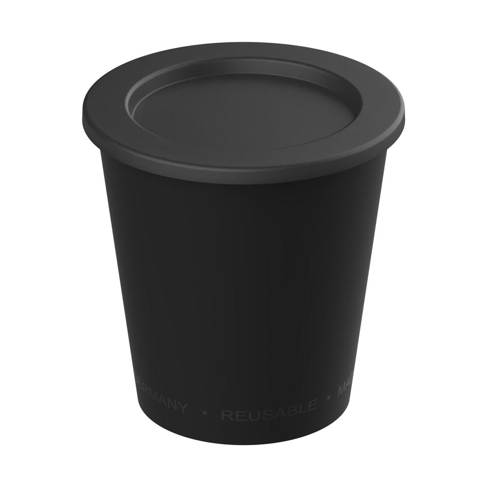 Dipbeker "ToGoPlus", 200 ml - Zwart