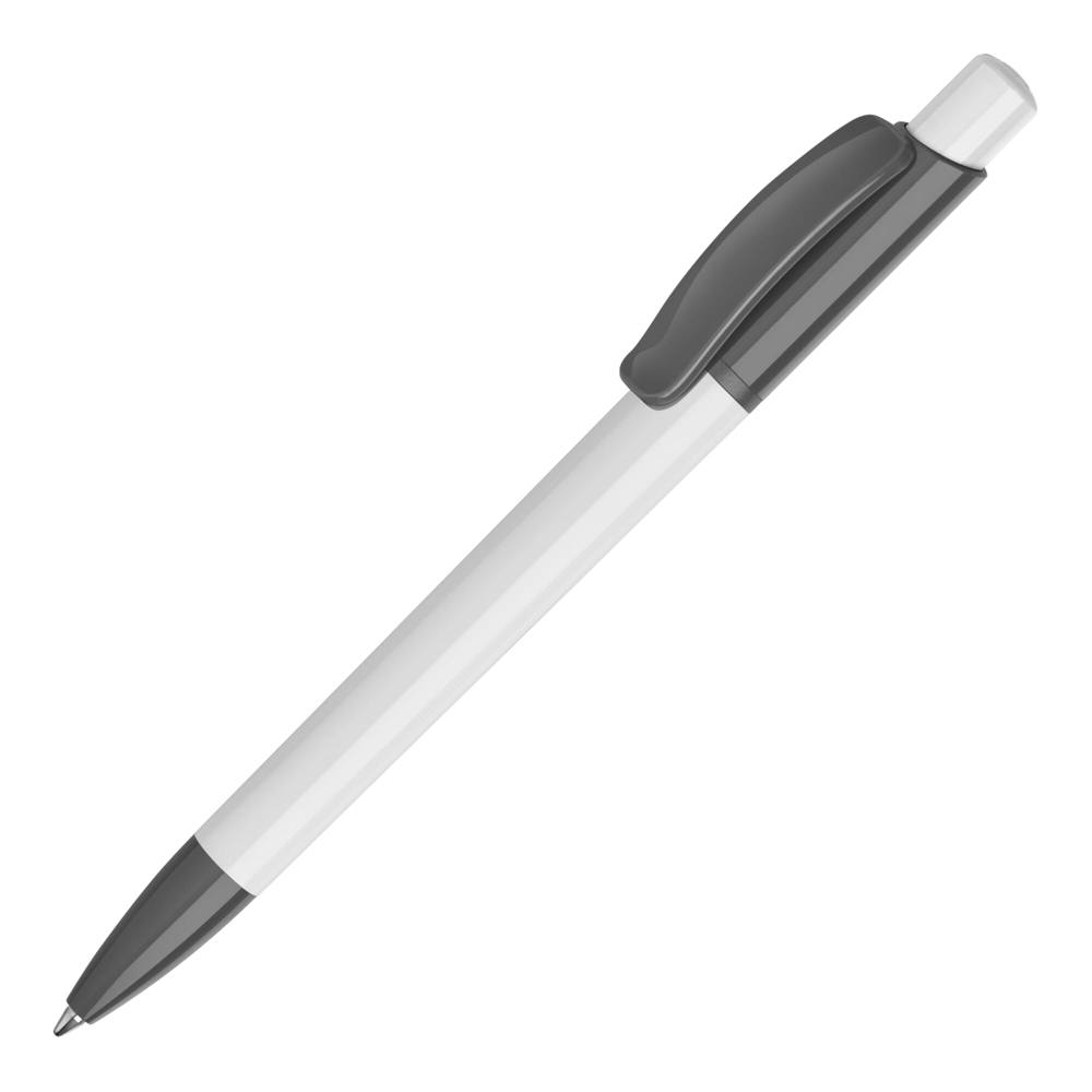 Balpen Kamal hardcolour - Wit / Grijs