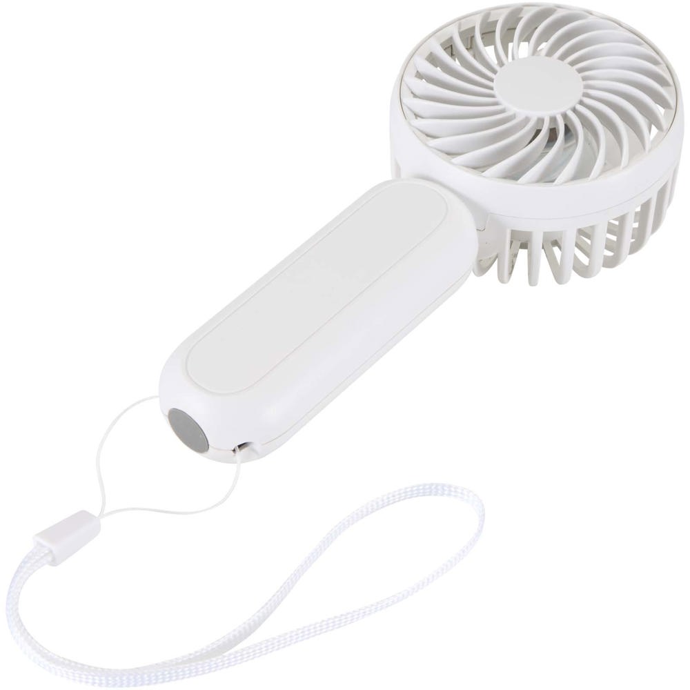 Aervia draagbare ventilator van gerecycled plastic - Wit